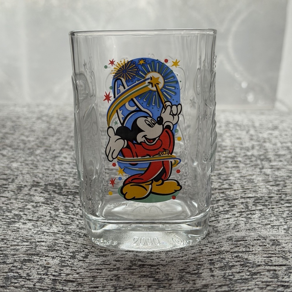 2000 Walt Disney World McDonald's Celebration Glass Sorcerer Mickey‎ Fantasia
